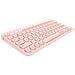 Tastiera Wireless 920-009867  per Laptop/PC (Layout QWERTY) Colore Rosa - Foto miniatura 3