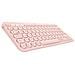 Tastiera Wireless 920-009867  per Laptop/PC (Layout QWERTY) Colore Rosa - Foto miniatura 1