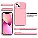 Custodia Tpu Silicone Slide Cover Case Per Apple Iphone 14 Pink - Foto miniatura 5
