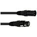 Dmx Cable Xlr 3pin 1m Bk - Foto miniatura 1