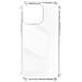 Cover Per Iphone 15 Pro Antiurto Flessibile Classic Bump Trasparente - Foto miniatura 1