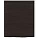 Piano Bagno Marrone Scuro 40x50x (2-4) cm Legno Massello Trattato - Foto miniatura 6