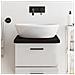Piano Bagno Marrone Scuro 40x50x (2-4) cm Legno Massello Trattato - Foto miniatura 7