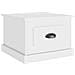 Tavolino Da Salotto Bianco 50x50x35 Cm In Legno Multistrato - Foto miniatura 2