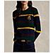 Maglione Ralph Lauren Donna Trecce A Righe Tg M - Foto miniatura 3