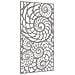 Decorazione Muro Da Giardino 105x55cm Conchiglia Acciaio Corten - Foto miniatura 3