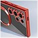 Cover Magsafe Per Samsung S24 Ultra In Silicone Bordo Cromato - Foto miniatura 2