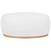 Pouf Manhattan - Bianco - Mdf - 88,5x54,5x36 Cm - Foto miniatura 1
