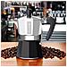 Caffettiera In Alluminio Pressofuso Black Pearl - Foto miniatura 2