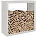 Rastrelliera per Legna da Ardere 100x40x100 cm in Acciaio Inox - Foto miniatura 4