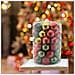 Set34 Palle Di Natale Sfere Palline Natalizie 8cm Multicolore Decorazioni Albero - Foto miniatura 2