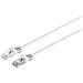 Cavo Patch RJ45 CAT 7 Bianco 0,25 m - Foto miniatura 1