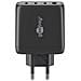 64819 Caricabatterie per dispositivi mobili Cuffie, Computer portatile, Smartphone Nero AC Ricarica rapida Interno - Foto miniatura 4