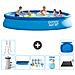 Piscina Fuori Terra - In Giro - 457x84 Cm - Blu - Include Accessori Coordinati A1174 - Foto miniatura 1
