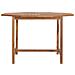 Lusso Casadino -  Tavolo Pranzo Da Giardino Ø110x110x75 Cm Legno Massello Di Teak - Foto miniatura 1