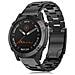 Cinturino Per Orologio In Titanio Per Garmin Fenix 7x / 6x / 5x - Sgancio Rapido, 26 Mm, Nero - Foto miniatura 1