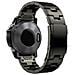 Cinturino Per Orologio In Titanio Per Garmin Fenix 7x / 6x / 5x - Sgancio Rapido, 26 Mm, Nero - Foto miniatura 5