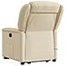 Poltrona Alzapersona Massaggiante Reclinabile Crema in Tessuto - Foto miniatura 7