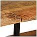Tavolo Consolle 180x35x70 cm in Legno Massello di Mango - Foto miniatura 6