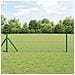 Poste per Recinzione 13 pz Verde Ø32 mm 120 cm Acciaio Zincato - Foto miniatura 2