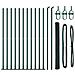 Recinzione Esagonale  Verde 1,6x25 m in Acciaio, Pali per Recinzione  con Piattaforme di Base 13 pcs Ø32mm 88,5cm in Acciaio Galvanizzato - Foto miniatura 1