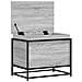 Contenitore con Coperchio Grigio Sonoma 60x40x51,5cm Truciolato - Foto miniatura 7