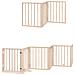 Cancello per Cani Porta Pieghevole 15 Pannelli 750 cm in Pioppo - Foto miniatura 3