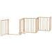 Cancello per Cani Porta Pieghevole 15 Pannelli 750 cm in Pioppo - Foto miniatura 5