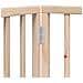 Cancello per Cani Porta Pieghevole 15 Pannelli 750 cm in Pioppo - Foto miniatura 9