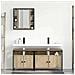 Set di Armadi da Bagno 3 pcs rovere sonoma 80 x 30 x 60 cm - Foto miniatura 4