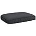 Cuscino per seduta pallet Nero 120 x 80 x 12 cm Tessuto Oxford - Foto miniatura 1