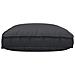 Cuscino per seduta pallet Nero 120 x 80 x 12 cm Tessuto Oxford - Foto miniatura 3