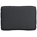 Cuscino per seduta pallet Nero 120 x 80 x 12 cm Tessuto Oxford - Foto miniatura 4