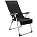 Asciugamani per Sedia Outdoor 2 pcs Nero 130 x 60 cm - Foto miniatura 3