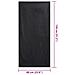 Asciugamani per Sedia Outdoor 2 pcs Nero 130 x 60 cm - Foto miniatura 9