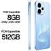 Reno15 FS 5G 512GB 8GB Ram Aurora Blue + Buds3 (Kit) - Foto miniatura 5