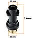 Adattatore M22 A Baionetta - Compatibile Con Idropulitrici Kärcher Serie K2-k7 | Alta Qualità, Pressione Max 160bar, Temp. Max 60°c - Foto miniatura 6