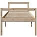 Letto per Anziani con Testiera 90x190 cm Legno Massello Pino - Foto miniatura 4