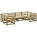 Set Divani da Giardino 6 pz in Legno Impregnato di Pino - Foto miniatura 1