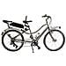 Bici E-bike A Due Posti Misura 26 Cambio 21v E-tandem26 Motore E Batteria Ansmann 250w 36v 11.6ah Bibici In Alluminio - 47 Titanio - Foto miniatura 1