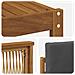 Set di divani da esterno 6 pcs Naturale e Antracite Poliestere - Foto miniatura 5