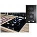 Piano Cottura a gas 2 Fuochi 30 cm Vetro /nero L828GN - Foto miniatura 1