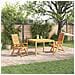 Set da Pranzo per Giardino 3 pcs Marrone - Foto miniatura 2