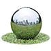 Fontana da Giardino a Sfera con LED in Acciaio Inox 20 cm - Foto miniatura 1