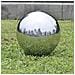 Fontana da Giardino a Sfera con LED in Acciaio Inox 20 cm - Foto miniatura 2