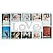 Cornice Portafoto 10 Posti Love 73x37cm Album Fotografie Poster Arredo Casa Home - Foto miniatura 1