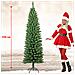 Albero Di Natale 210cm Silvestre Slim 442 Rami Super Folto Verde Base A Croce - Foto miniatura 2