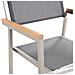 Sedie Da Giardino Grigio In Acciaio Inossidabile Set Di 6 Pz Grosseto - Foto miniatura 5