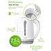 Ad 1244 bollitore Elettrico 2.5 l, Bianco / Grigio - Foto miniatura 8