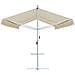 Tenda Parasole con Piedistallo 500x300 cm Crema - Foto miniatura 2